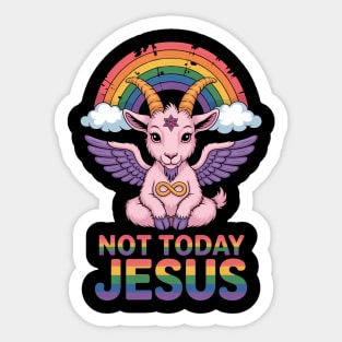 Cute LBGT Satan Funny Pride Sticker